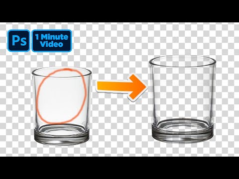 How to mask transparent objects or glass in Adobe photoshop | select transparent stuff in photoshop