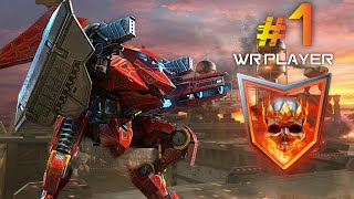 The #1 WR Player In The World... King Of Legend League - Elite War Robots Duo Gameplay