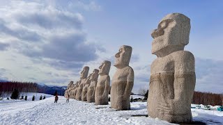 Тайное гигантское кладбище с Моаи | Makomanai Takino Cemetery | Hokkaido