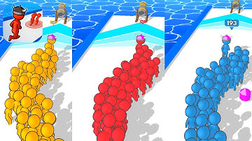 Crowd Battle 3D Game 🔥 All Levels New Update - iOS / Android Mobile Gameplay Levels (8 - 12)