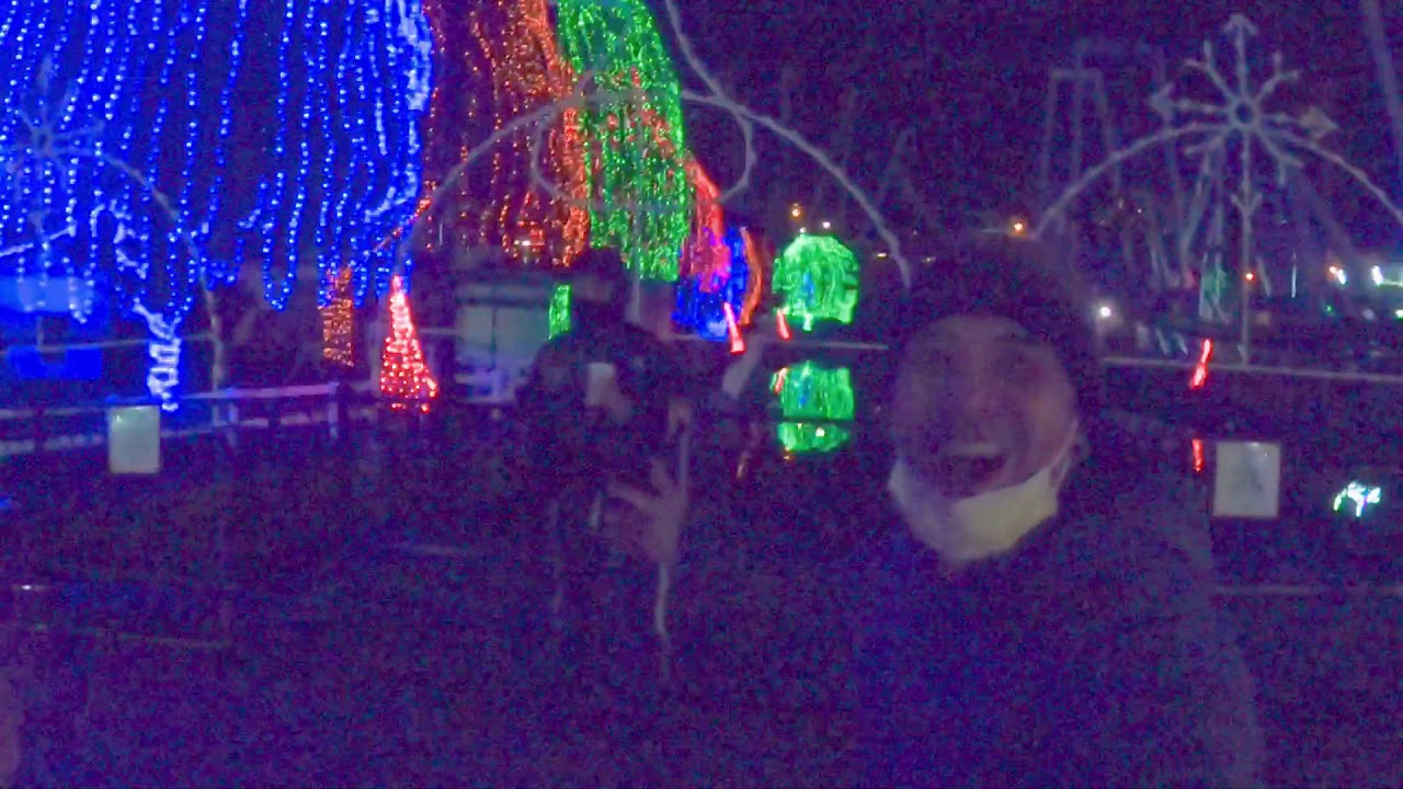 Hershey Park candy lane light show YouTube