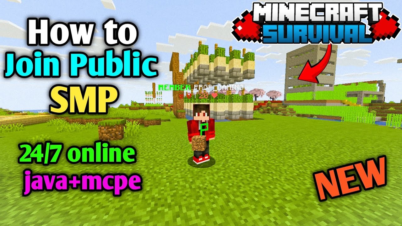 🪐 Best Free Survival SMP Server 2026 🔥 | Minecraft Java + Bedrock | 24/ ...