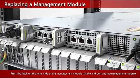 Huawei OceanStor Dorado6000 V3 Series Replacing a Management Module
