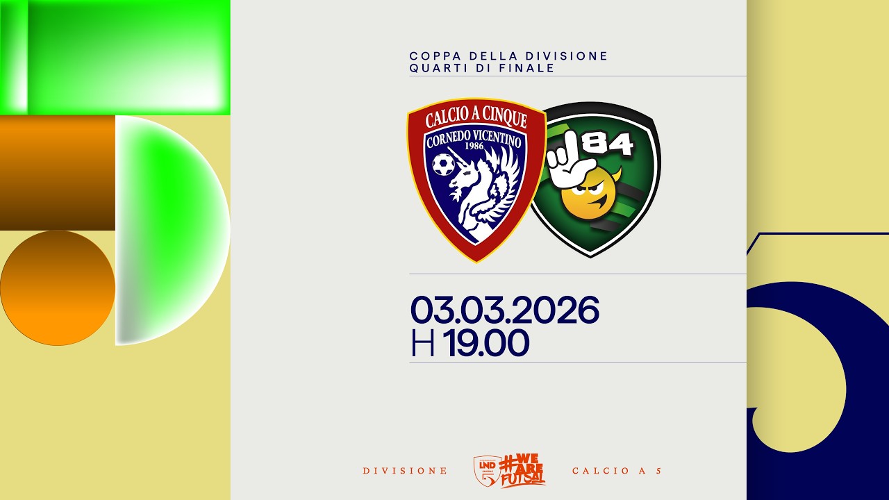 Futsal Cornedo-L84 Torino 4-3 | Coppa della Divisione 2025/2026 | Quarti di finale