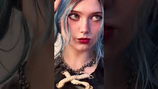 Rate my jinx cosplay 1-10 💙 #jinx  #cosplay #leagueoflegends #lol #animegirl #arcane #jinxarcane