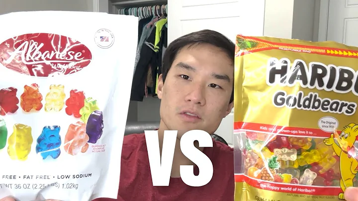 Haribo Goldbears vs Albanese gummy bears