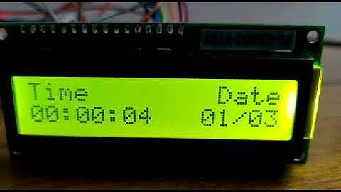 arduino digital clock