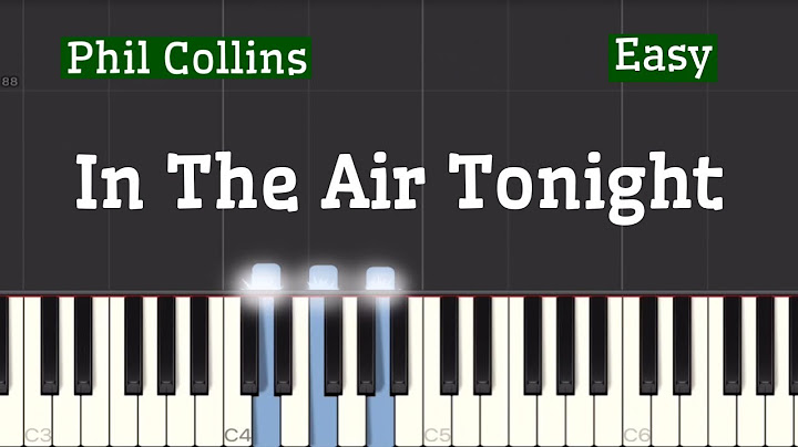 In the Air Tonight Piano version - Piano performance video thumbnail
