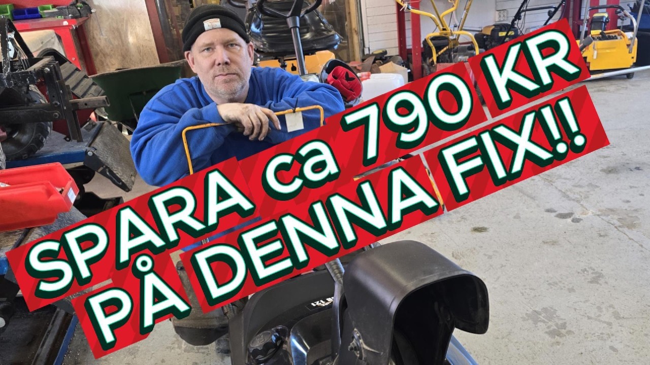 Snöslunga Mcculloch SB 121 STARTAR EJ!