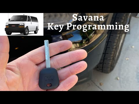 How To Program A GMC Savana Key 2008 - 2019 DIY Transponder Chip Ignition Tutorial