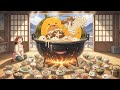 A White Christmas in the Mountain Village ❄️ Cozy Ghibli Style ASMR | Cooking White Cream Stew