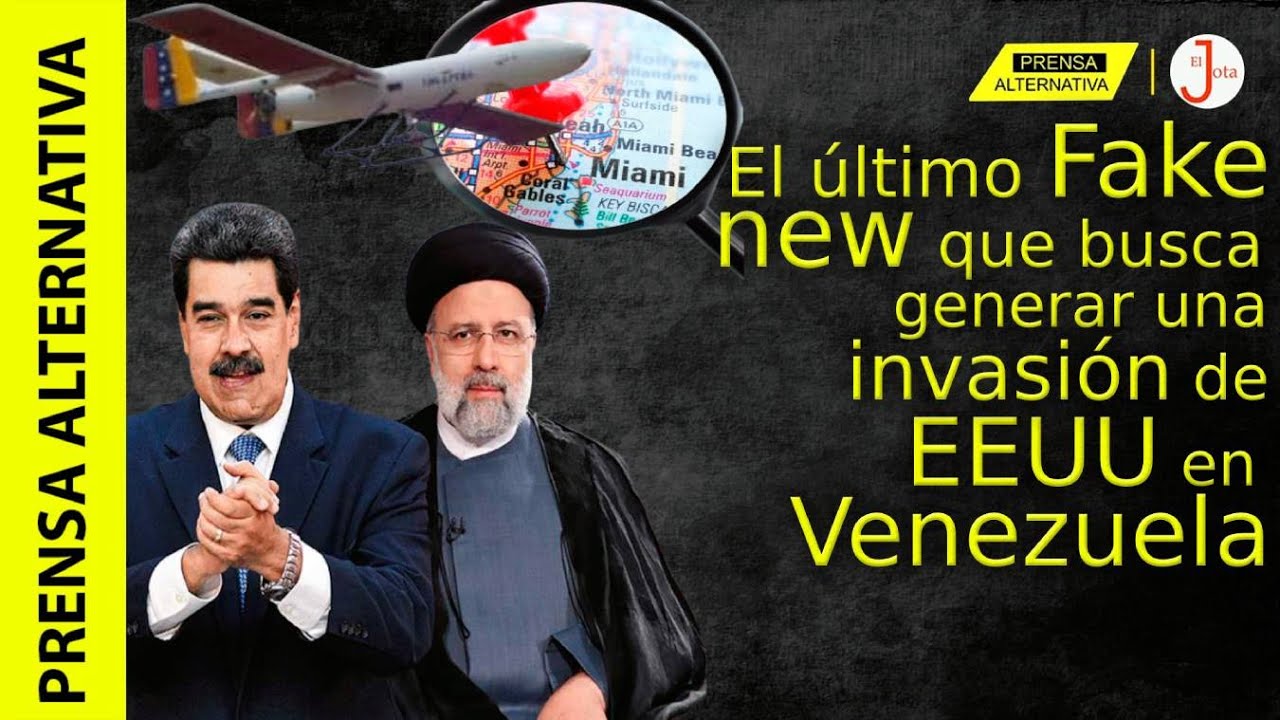 Venezuela bombardea Miami con drones iraníes? La última farsa de Washington!