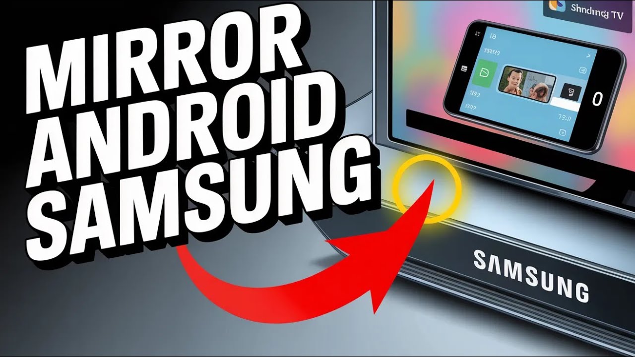 How to screen mirror Android to Samsung TV - Step by Step - YouTube