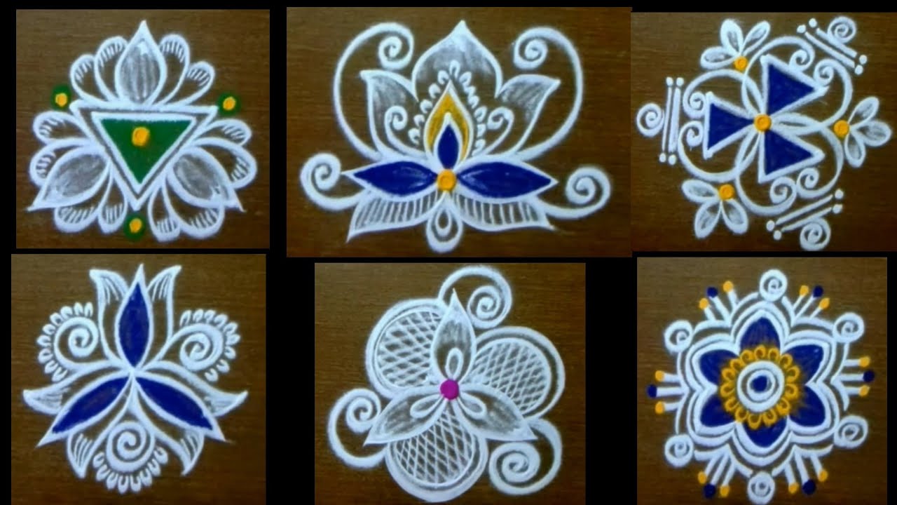 Super 6 rangoli for beginners 3*2 dots daily Rangoli collection Thiru Aarooran kolangal