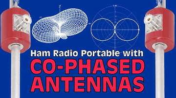 Ham Radio Portable with Co-Phased Antennas