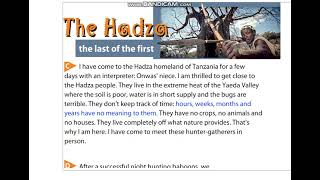 ASPECT 10 _M8a_The HADZA_TEXT