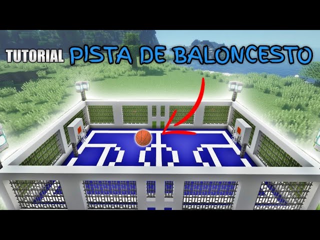 ?How to MAKE a BASKETBALL TRACK in Minecraft? * Very easy * ✓ - YouTube