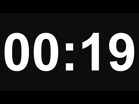 19 Second Timer - No Alarm - 8K
