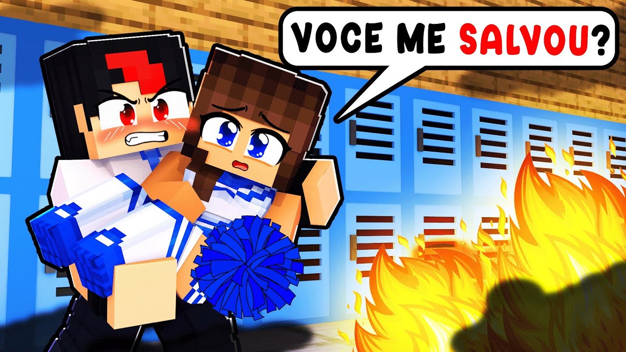 LÍDER de TORCIDA foi SALVA pelo GAROTO MALVADO no Minecraft ◂Miika▸