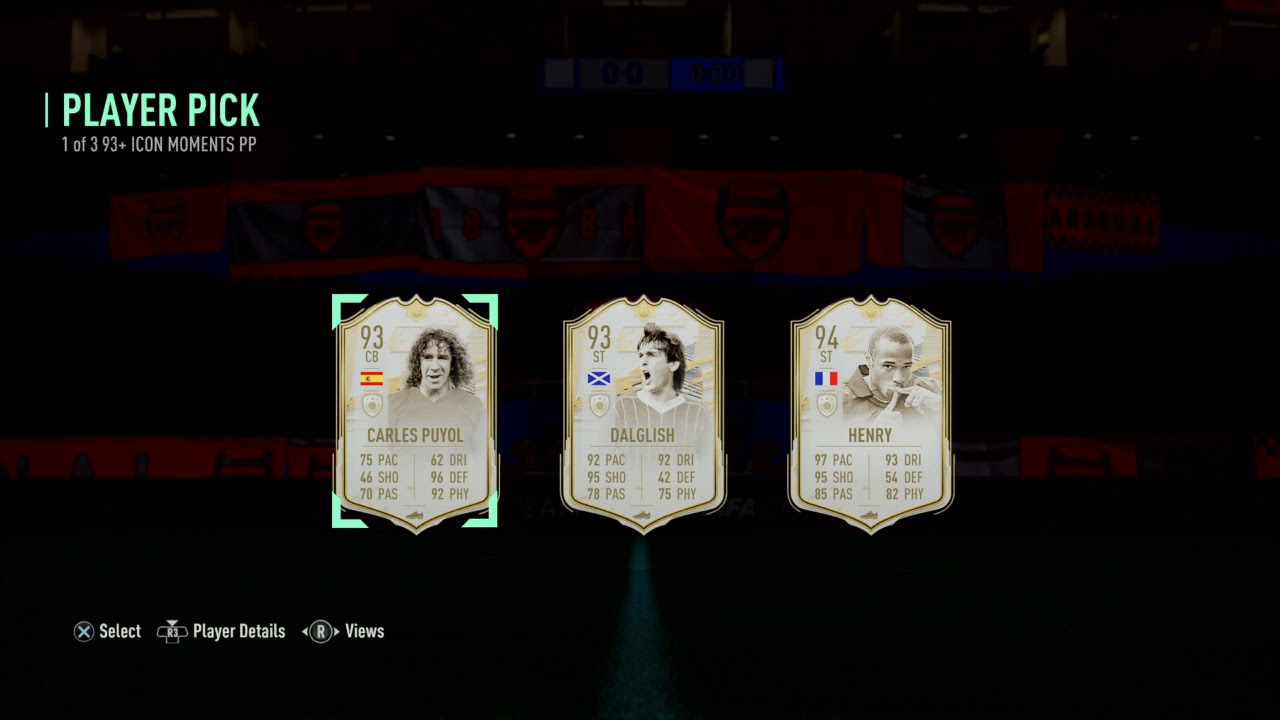 Fifa 21 93 icon player pic. Henry 94