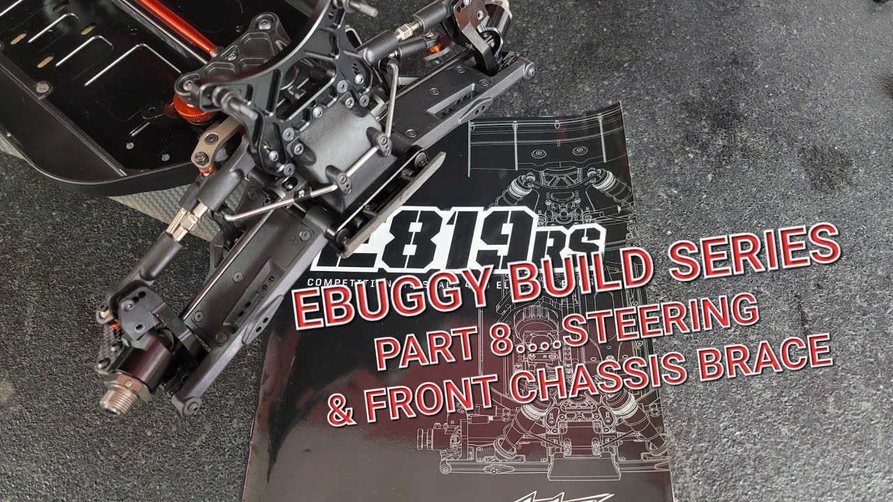 HB Racing E819RS build series Part 8.steering and front chassis