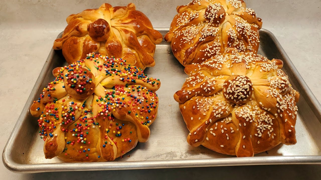 como hacer pan de muerto mediano de mantequilla