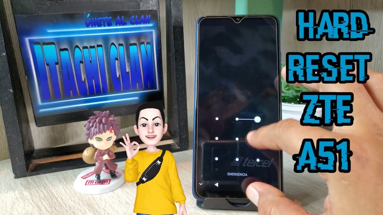 Como Formatear ZTE A51 Quitar Contraseña Olvidada o Patrón