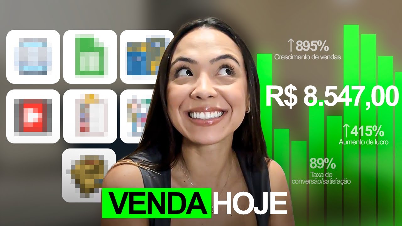 10 Produtos Digitais FÁCEIS de Vender Online em 2025 (comece hoje sem experiência)
