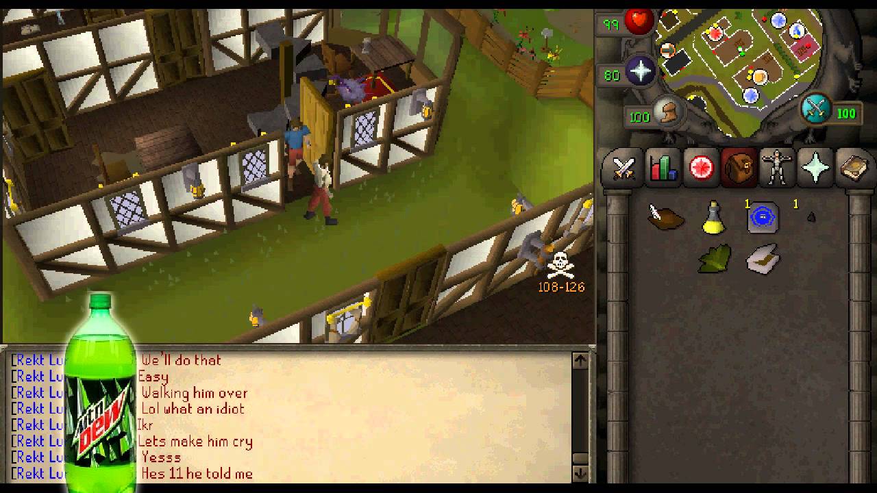 Oldschool runescape 4b lure frag video