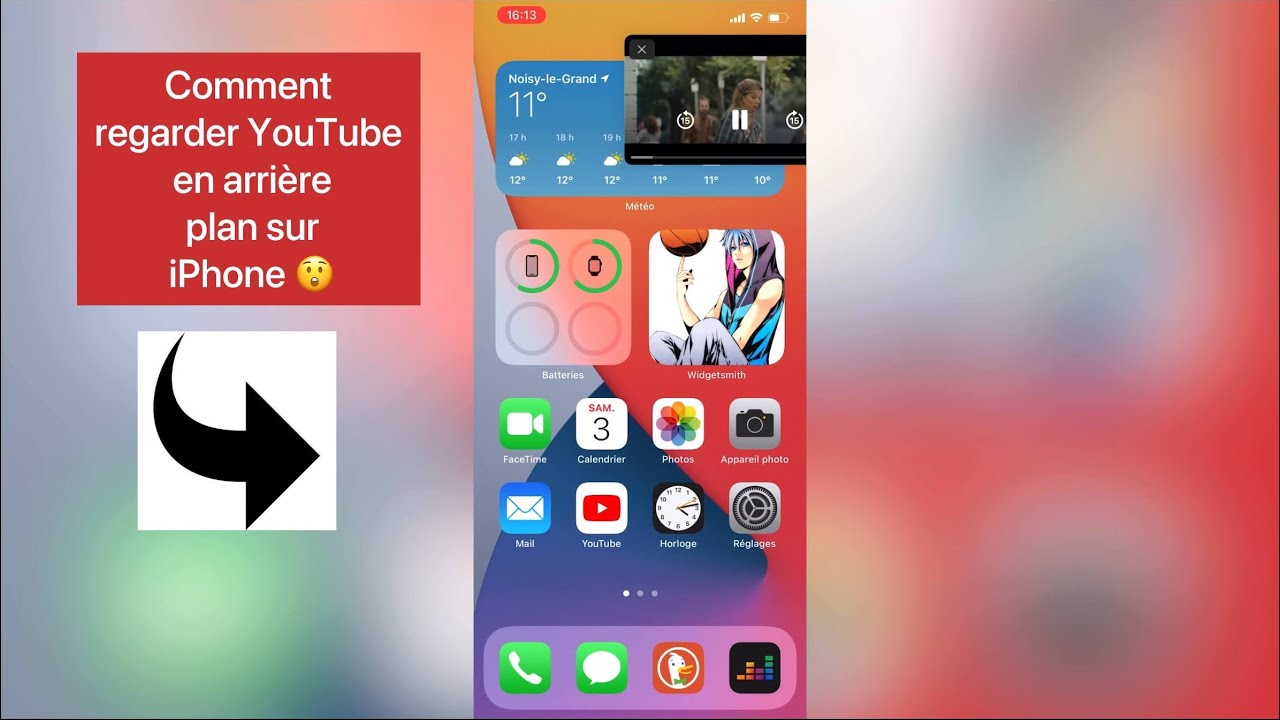 Tuto: Comment avoir YouTube en arrière plan avec iOS 14 😉 - YouTube