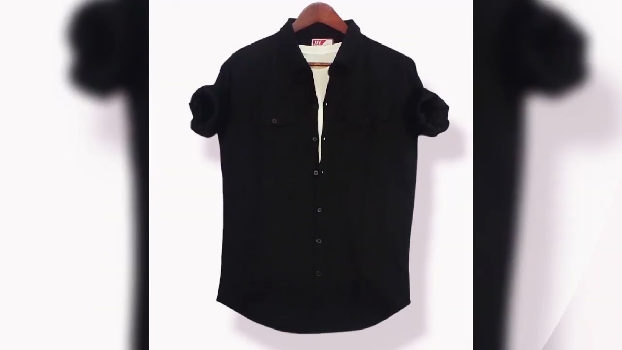 men's  double pocket shirt