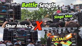 BATTLE SENGIT 🔥 Sinar Music Vs Singa Mas Lanjut Sinar Music Vs Zulfais Audio ~ Srikaton Kayen Pati