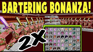 AFK Gold/XP Farm Easy & Fast 370 Piglin bartering/hr | 1.16-26.2+ Minecraft (CHECK description)