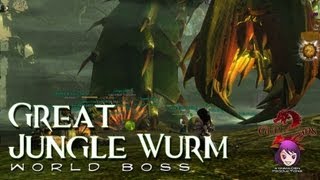 Guild Wars 2 - World Boss - Great Jungle Wurm
