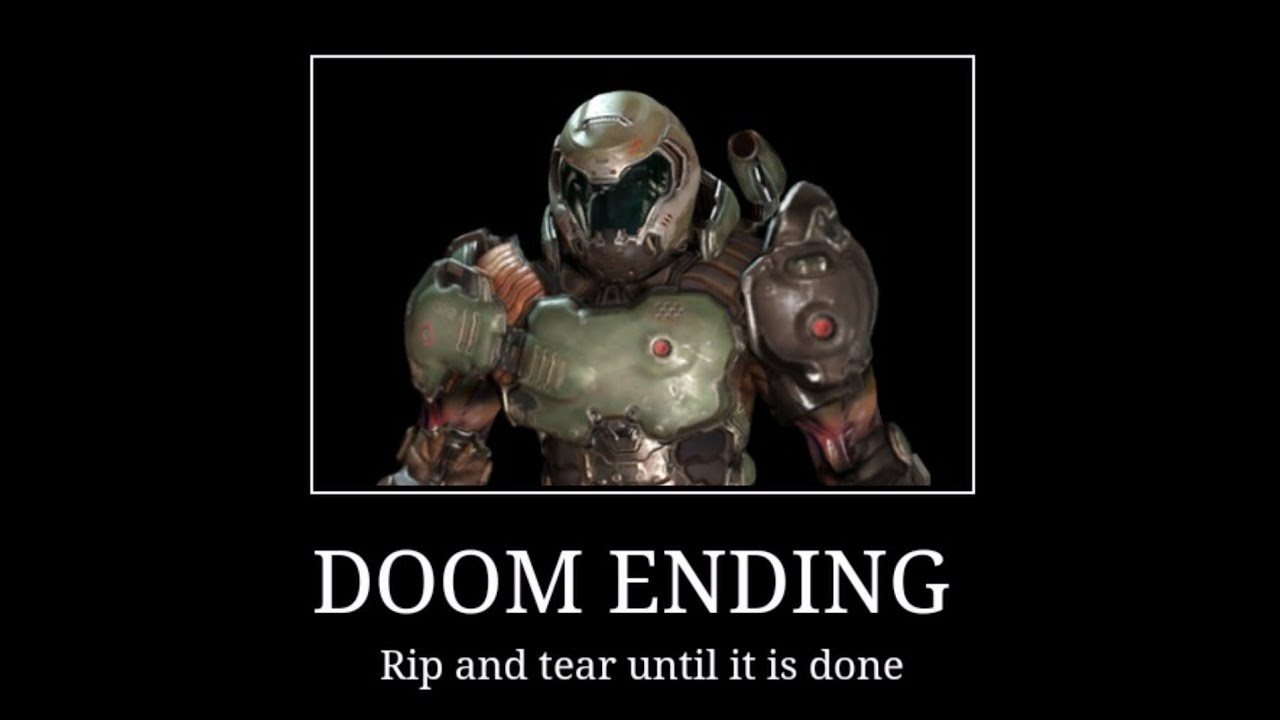 Hey wake up, sleepy head! (DOOM ENDING) aka rip and tear - YouTube