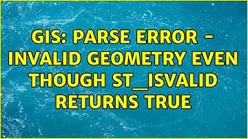 GIS: parse error - invalid geometry even though ST_ISVALID returns true