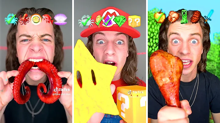 LUKE DID THAT SPICY FOOD CHALLENGR | LUC WEST TIK TOK VIDEO COMPILATION