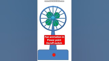 Fan animation in power point//on/off Switch ☝️// #viral #youtube #india #powerpoint #trending #video