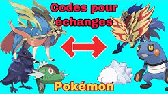 Codes pour échanger des Pokémon exclusifs - Épée et Bouclier