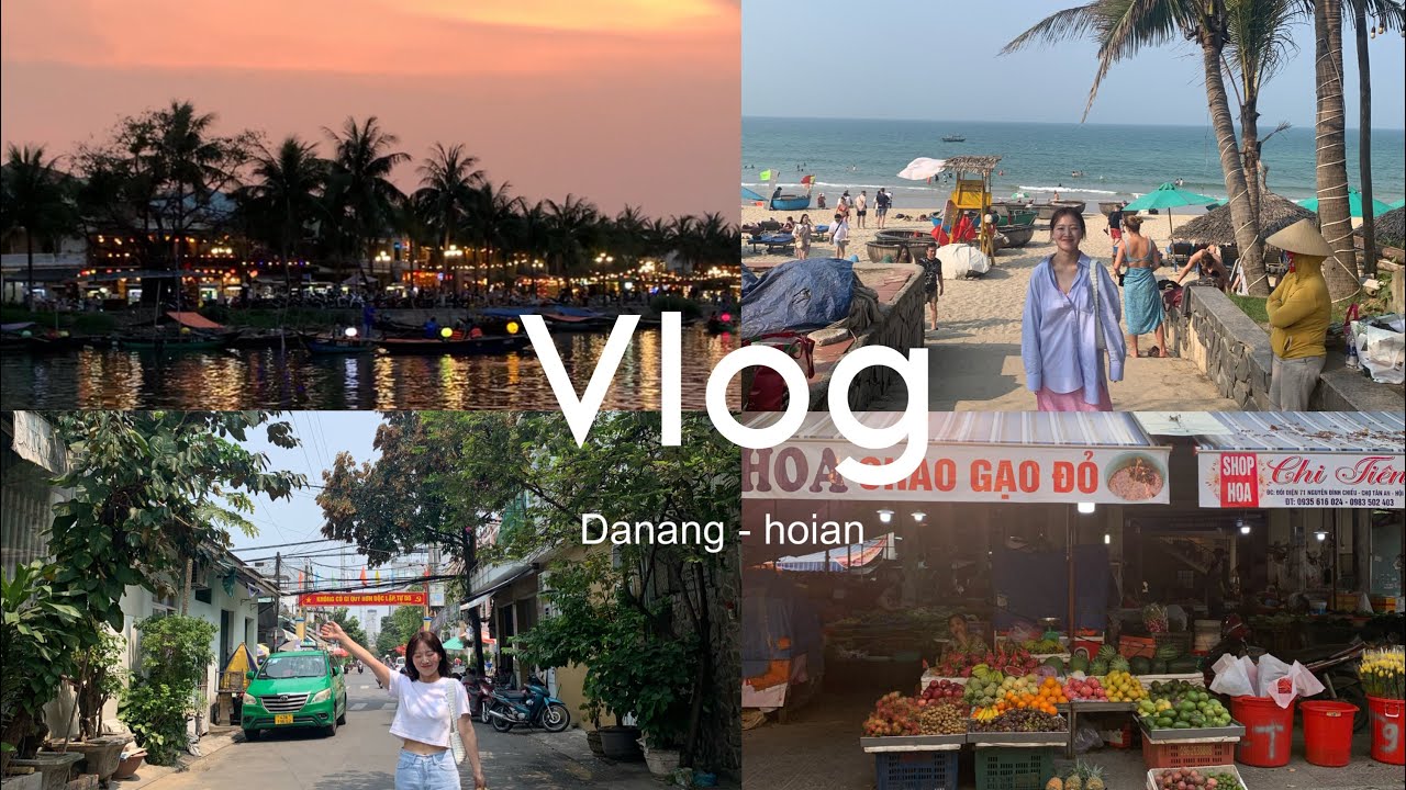 Vlog | 베트남 다낭&호이안 여행브이로그,여자끼리동남아자유여행|호이안반미맛집,마담콴,반미프엉,벱꾸온,호이안올드타운,소원배,로컬마사지,|다낭맛집,카페,숙소,야시장,놀고먹는일상