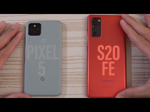 Google Pixel 5 vs Samsung Galaxy S20 FE Speed Test!