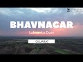 4k cinematic scenic sunset drone footage of dji air 2s at lakhanka dam bhavanagar gujarat india