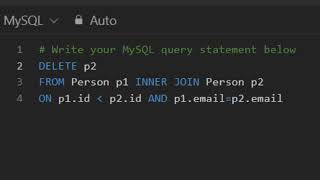 🚀 LeetCode 196 – Delete Duplicate Emails | SQL Solution Explained
