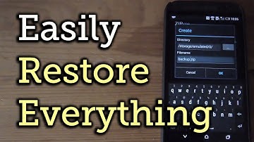 Back Up & Restore All Your Apps, Data, & Settings With ZIPme - Android [How-To]