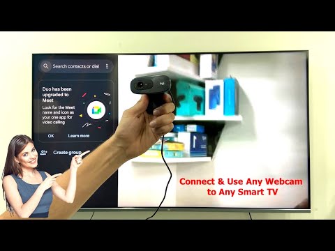 Video: Kan jeg koble webkamera til Smart TV?