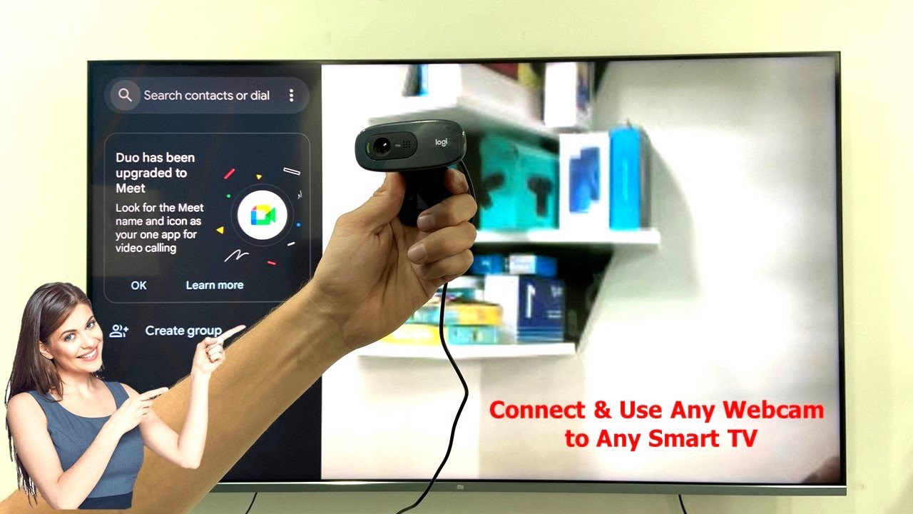 How to Connect Webcam on Any Smart TV - YouTube