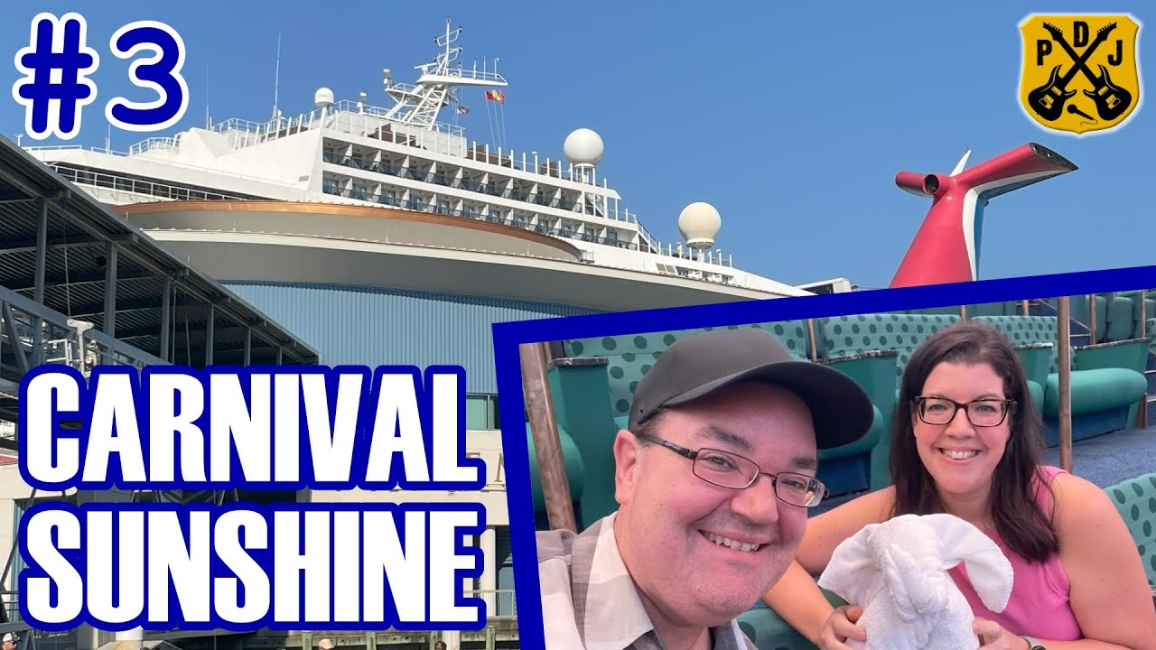 Carnival Sunshine 2025 Pt.3 - Towel Folding Fun, Omar Cardona, Pub Trivia, White Hot Night Party