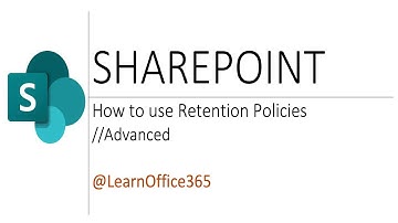 How to use Sharepoint Retention Policies - Quick Tutorial!