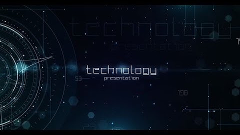 Technology Presentation – After Effects Motion array