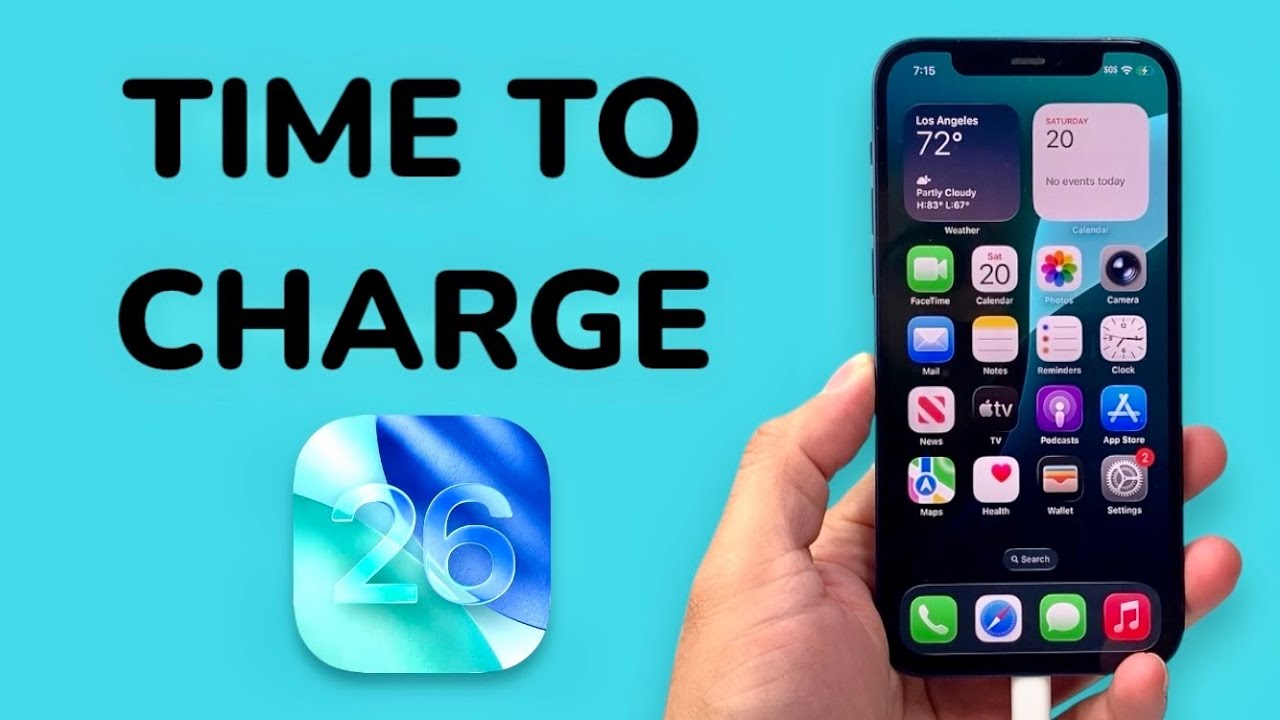 How To See Time To Charge On iPhone (iOS 26)